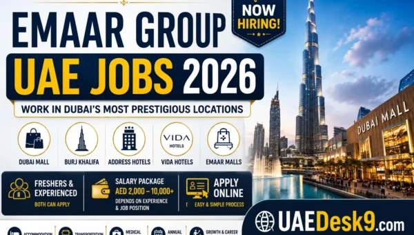 Emaar Group UAE Hiring 2026: Dubai Mall, Burj Khalifa & Hotel Jobs | Apply Online