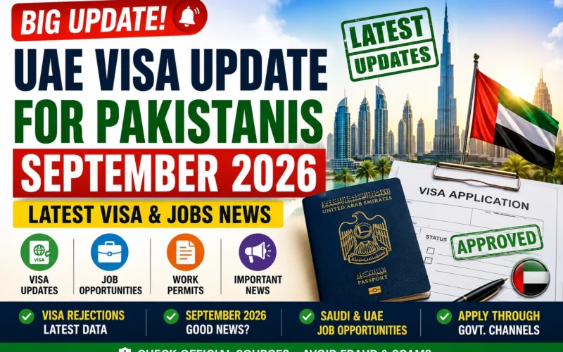 UAE Visa Update for Pakistanis September 2026: Latest Visa & Jobs News