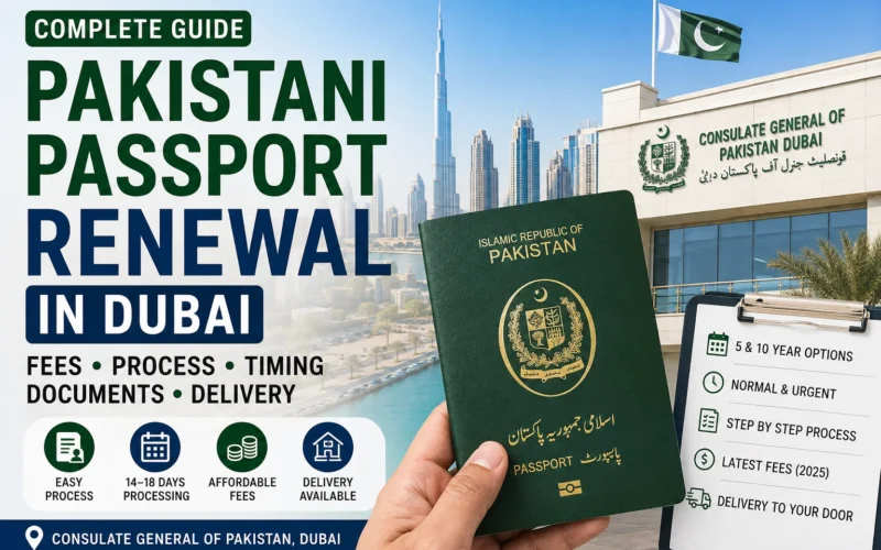 Pakistani Passport Renewal in Dubai: Fees, Process & Timing Focus