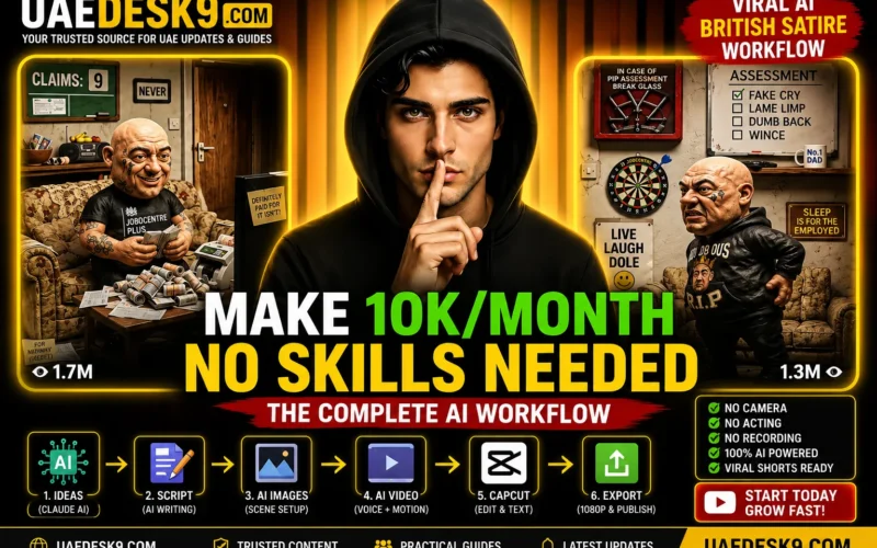How to Make Viral AI British Satire Videos Without Showing Your Face