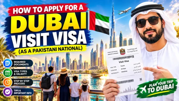 How to Apply Dubai Visit Visa from Pakistan | UAE Visit Visa Process, Requirements, Documents, Fees