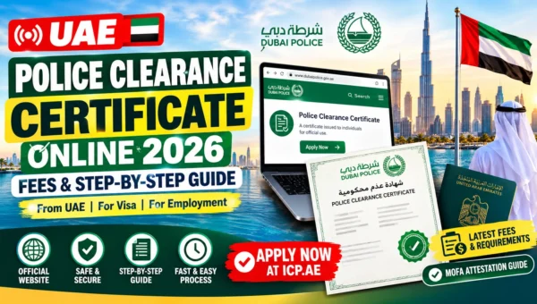 UAE Police Clearance Certificate Online 2026: Fees & Step-by-Step Guide